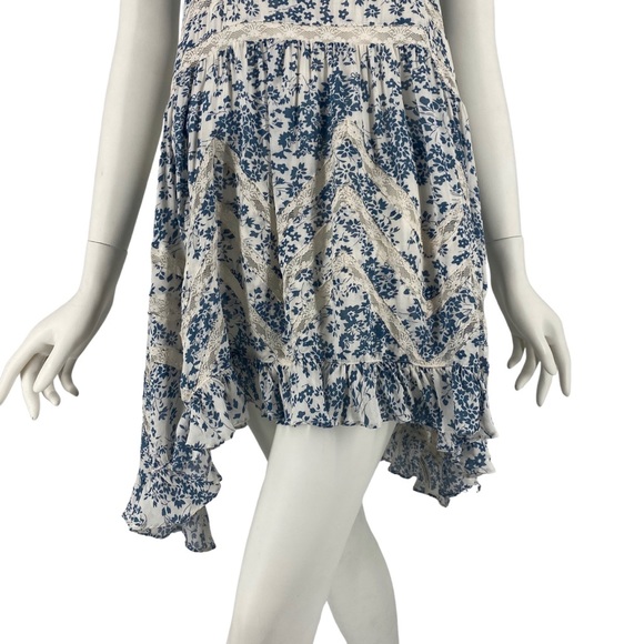 Free People Floral Trapeze Slip in Ivory Small - Picture 4 of 13